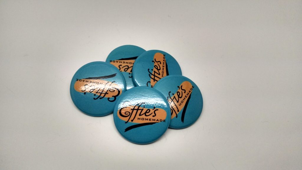 Effies Blue custom Buttons