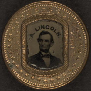 Abraham Lincoln presidential button history